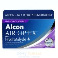 Air Optix plus HydraGlyde MultiFocal (3 линзы)  